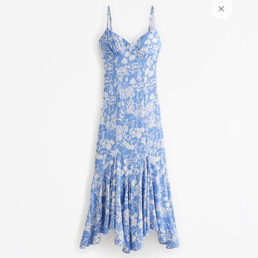 Abercrombie & Fitch Mermaid Slip Maxi Dress